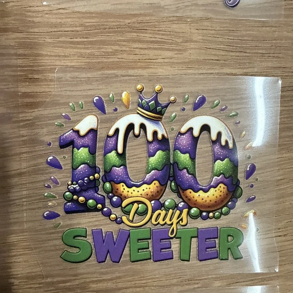 Mardi Gras Themed Iron Patches Set Of 10
